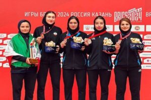 کسب مدال برنز، با فاطمه یاری و تنیس روی میز دختران ایران