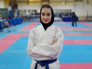 ستاره‌ی محمودآبادی، در اردوی کاراته تیم ملی بزرگسالان ایران