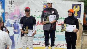 فاطمه باقری در گلستان به هدف زد/ طلای کماندار بابلسری