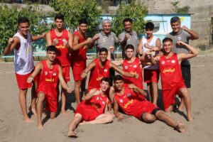 هندبال ساحلی دوباره بر بام آسیا