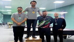صادق پور قهرمان پاکت بیلیارد مازندران شد