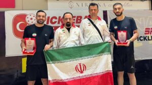 نمایندگان مازنی کسب افتخار کردند/ نایب قهرمانی پیکل بال ایران در ترکیه