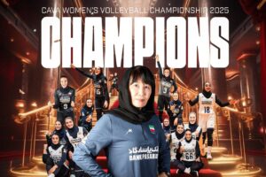 رقابت‌های والیبال آسیای میانه/ اولین طلای تاریخ والیبال زنان ایران