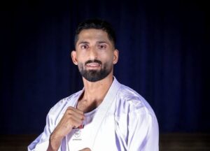مهدی عاشوری تنها نماینده مازندران در تیم ملی کاراته