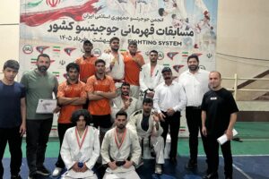 نایب قهرمانی جوجیتسو مازندران در رقابت‌های کشوری