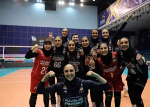 کامیابی والیبال زنان ایران/ مازنی‌ها شریک اولین طلای ۱۴۰۵