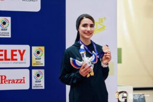 تمجید فدراسیون جهانی تیراندازی از هانیه رستمیان