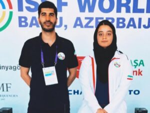 نماینده مستعد تپانچه و صعود به نیمه‌نهایی کاراته