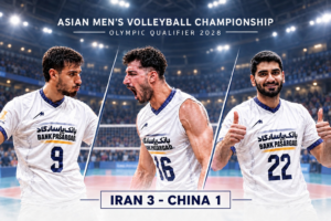 ایران یک ست لغزید/ عبور صدرنشین از دیوار چین